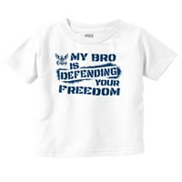 Съединените щати Военноморски брат американски малко дете момиче тениска за бебето бебе Бриско Марки 4T