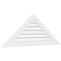 60 в 12-1 2 Н триъгълник повърхност планината ПВЦ Гейбъл отдушник стъпка: функционален, в 3-1 2 в 1 п стандартна рамка