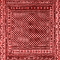 Ahgly Company Indoor Square Southwestern Red Country Reave Rugs, 7 'квадрат