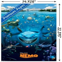 Disney Pixar Finding Nemo - Плакат за отливане на стената, 22.375 34