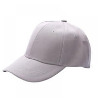 Prettyui с твърд цвят памучна бейзболна шапка Unise извита козирка Hip-Hop Регулируема пикова шапка за козирка за мъже жени