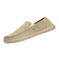 Lumento Mens Loafers Comfort Whing Shoes Slip On Flats Леки ежедневни обувки Спорт Неплъзгащо платно Khaki 12