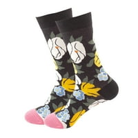 AWDENIO чорапи за жени разрешение Жени Мъжки Униз Подаръци отпечатани ежедневни зимни топли памучни чорапи плетка меки дълги чорапи