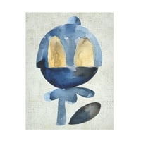 Чариклия Зарис 'море цвете ИИ' платно изкуство