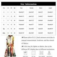 Рокли за жени плюс размер женски клирънс смяна v-образно деколте с къси ръкави тропически горещи продажби Fit Fit & Flare рокля многоцветна XXL