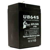 - Съвместима Sure Light 5298P батерия - заместваща UB универсална запечатана батерия с оловна киселина - Включва F до F терминални адаптери