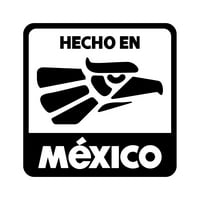 Hecho en Mexico Sticker Decal Die Cut - самозалепващ винил - устойчив на атмосферни влияния - направен в САЩ - много цветове и размери - направени в Мексико ME MX