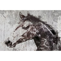 Мармонт хил стоманен прах кон от Ирена Орлов живопис печат върху увито платно