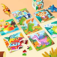 Mairbeon Set Jigsaw Toy Animal Pattern Logical Thinking Training Plesity Board Сглобена джигсав пъзел играчка рожден ден подарък