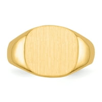 14к жълто злато мъжки печат пръстен размер 10