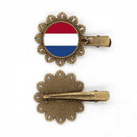 Холандия Национален флаг EU Country Vintage Metal Flower Happing Happress