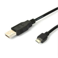 Черен микро USB кабелен кабел за зареждане на данни за PlayStation PS контролер