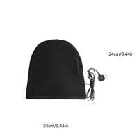 Kayannuo Обратно към училищния клирънс мъже жени Акумулаторна електрическа топла отопляема шапка Зимна отопляема шапка за открито