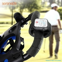 Поставка за държач за голф количка-универсална силиконова стойка за джипиес или стандартен Спортен часовник, подходяща за голф колички с дръжка