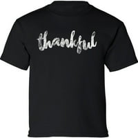 Грозна младежка риза на Деня на благодарността - благодарен графичен тройник за деца Момчета момичета XS S L XL