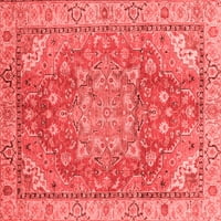 Ахли Компания Машинно Пране Вътрешен Правоъгълник Персийски Червено Традиционни Килими Площ, 4 '6'