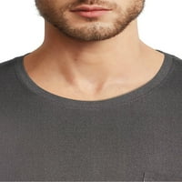 Мъжки комплект тениска с къс ръкав, 2 части, размери с-2КСЛ