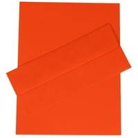Хартия И Плик Не. Бизнес Канцеларски Комплект, 1 2, Оранжев, 100 Пакет