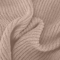 Smihono къси пуловери за жени свободни ежедневни дамски солиден цвят v шия модни дами пуловери върхове дълги ръкави женски свободно време khaki s