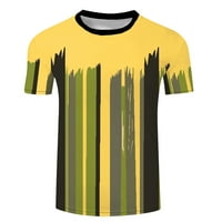PEDORT GOLF ризи за мъже Мъжки памучна тениска с тениска с къси ръкави тениска голяма и висок размер на разположение жълто, 2xl