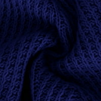 Плони за тренировка с дълъг ръкав за жени от женски костенурка плетен плътно цвят дебел лапето пуловер пуловер се комплект салон спортен палто