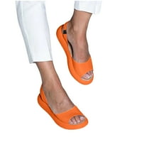Jikolililili летни дами сандали ежедневни обувки с твърд цвят женска небрежна риба уста гъста дъна сандали коледни сделки разрешение
