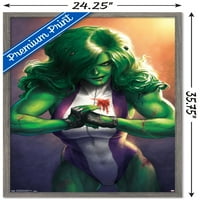Marvel Comics - She -Hulk - напълно страхотен Hulk - Cover # Wall Poster, 22.375 34