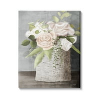 Ступел индустрии бели рози и растителни продукти на бреза пън живопис, 30, дизайн от къща Фенуей