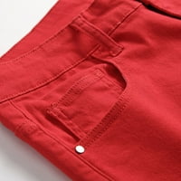 Детесбула за клирънс Мъжки панталони Мъже затваряне на цип Сълтично измито разтягане Небрежни панталони дънки панталони панталони