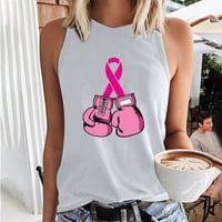 LEESECHIN Дами ризи за рак на гърдата Разчистване на пеперуда розова лента Графична информираност Tee върхове