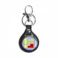 Аз съм от Tonga Art Deco Fashion Key Link Chain Ring Keyholder Finder Hook Metal