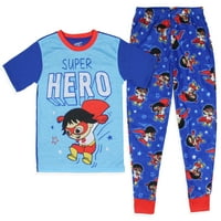 Ryans World Boys Pajamas Pajamas, 2 части, размери 4-12