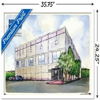 Офисът - плакат за стена на Дъндер Мифлин, 22.375 34 рамки