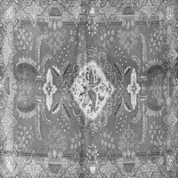 Ahgly Company Indoor Rectangle Персийски сиви традиционни килими, 4 '6'