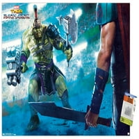 Marvel Cinematic Universe - Thor - Ragnarök - Arena Hulk Wall Poster с бутални щифтове, 22.375 34
