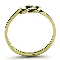 Дамски златен пръстен 316L от неръждаема стомана anillo color oro para mujer ninas acero inoxidable без каменна hester