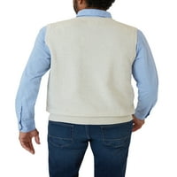 Мъжки фин манометър памук пуловер жилетка-размери ХС до 4ХБ
