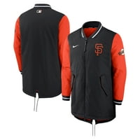 Мъжки Nike Black San Francisco Giants Authentic Collection Dugout Performance Full-Zip яке