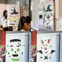 Комплект Хелоуин стил стикер декор изящен Магнит призрак модел хладилник Стикер за дома