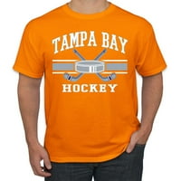 Wild Bobby City of Tampa Bay Hockey Fantasy Fan Sports Мъжки тениска, портокал, 5x-голям
