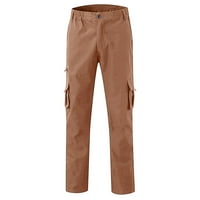 Strungten Men's Work Pants Външни ежедневни панталони за джогинг инструмент за солиден цвят спортни ежедневни светлини туризъм големи джобни панталони суитчани за мъже