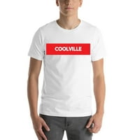 Неопределени подаръци 2xl супер червен блок Coolville памучна тениска с къс ръкав