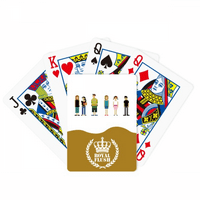 Герои герои Pixel Art Deco Fashion Royal Flush Poker Игра на карти за карти