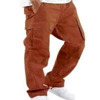 Мъже тактически панталони ежедневни товарни панталони Леки туристически работни панталони панталони на открито облекло панталон есен дълги панталони лилави 4xl