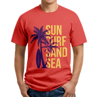 Тениска, момчета и мъжки хавайски тениски за мъже, ежедневни къси ръкави кръгла шия, графични тийнейджъри, графични върхове на тий, отпечатана хавайска плажна риза,