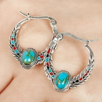 Wioihee Women Fashion Elegant Dangle Oblrings Hook Bewelry обеци прекрасен подарък