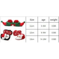 хиригин бебе Коледа детско креватче обувки, мека подметка против хлъзгане карикатура Чехли