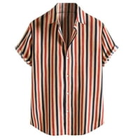 Тениска Ayolanni за мъже мода Man V-образно деколте с къси ръкави тениски тениска лятна солидна блуза блуза