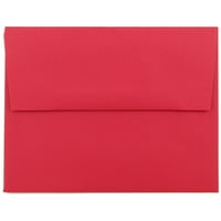 Хартия квадратни пликове, 3 4, коледно червено рециклиране, на опаковка