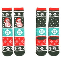 Morease 1Pair деца ски чорапи ， Вълна топли и меки зимни чорапи, снежни чорапи, над телешкия коледни чорапи за момчета и момичета